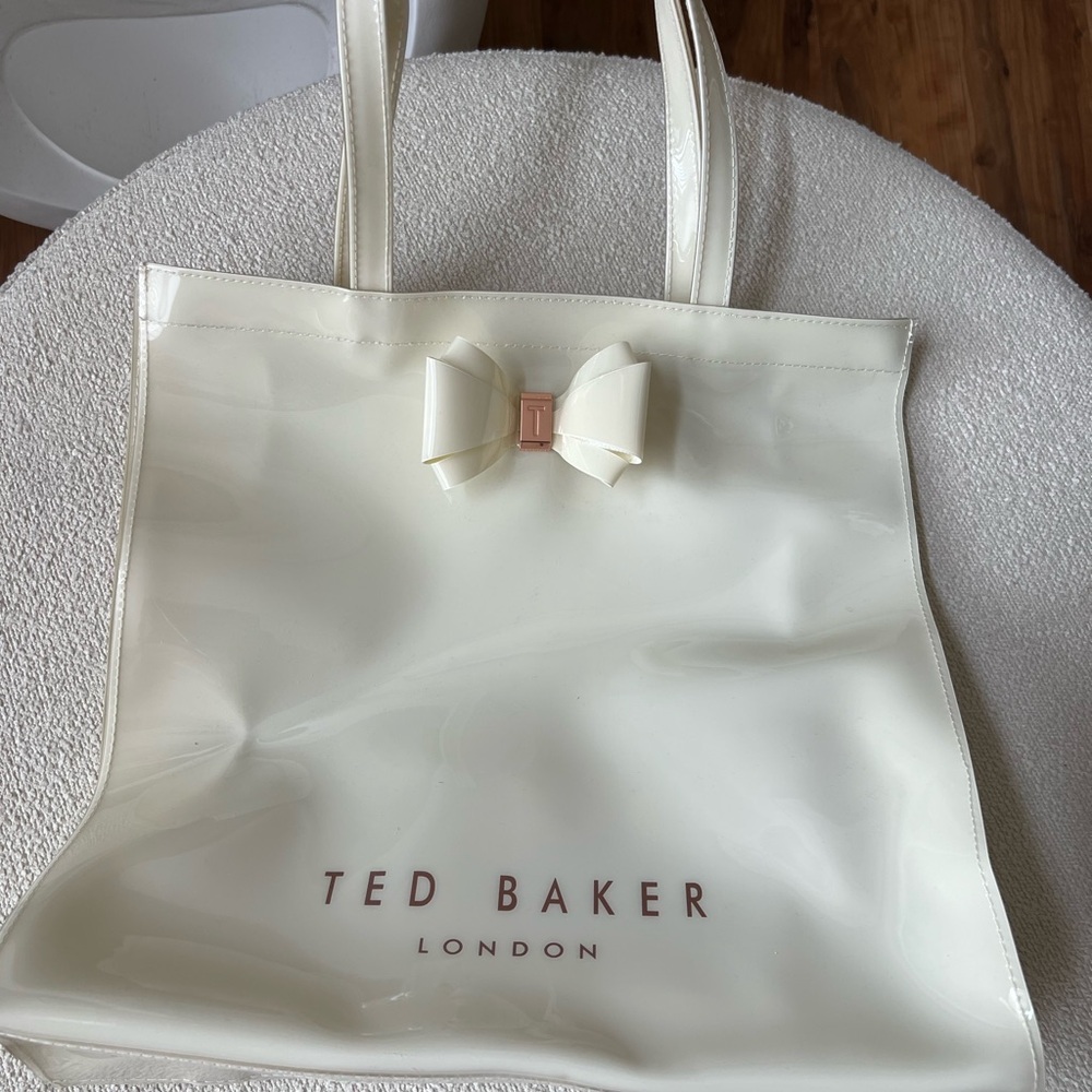 Ted Baker Cream Tote Bag! Brand New w/tags!